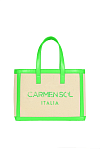 Сумка - тоут Carmen Sol Venezia Canvas Mini Neon Green - MixBikini
