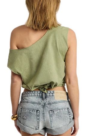 Футболка One Teaspoon Vintage Tank Khaki - MixBikini