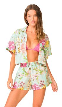 Костюм пляжный PQ Swim AMIRA SHORT & DARCY BUTTON CROP