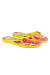Сланцы Jewel Flip Flop With Yellow lion Print Emanuela Biffoli - MixBikini