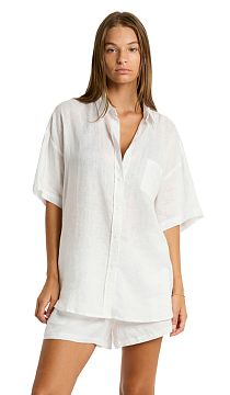 Костюм пляжный Sea Level Resort Linen Aloha Shirt White