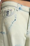Джинсы One Teaspoon Revival Tie-Dye Lowriders Low Waist Wide Leg Denim Jeans - MixBikini