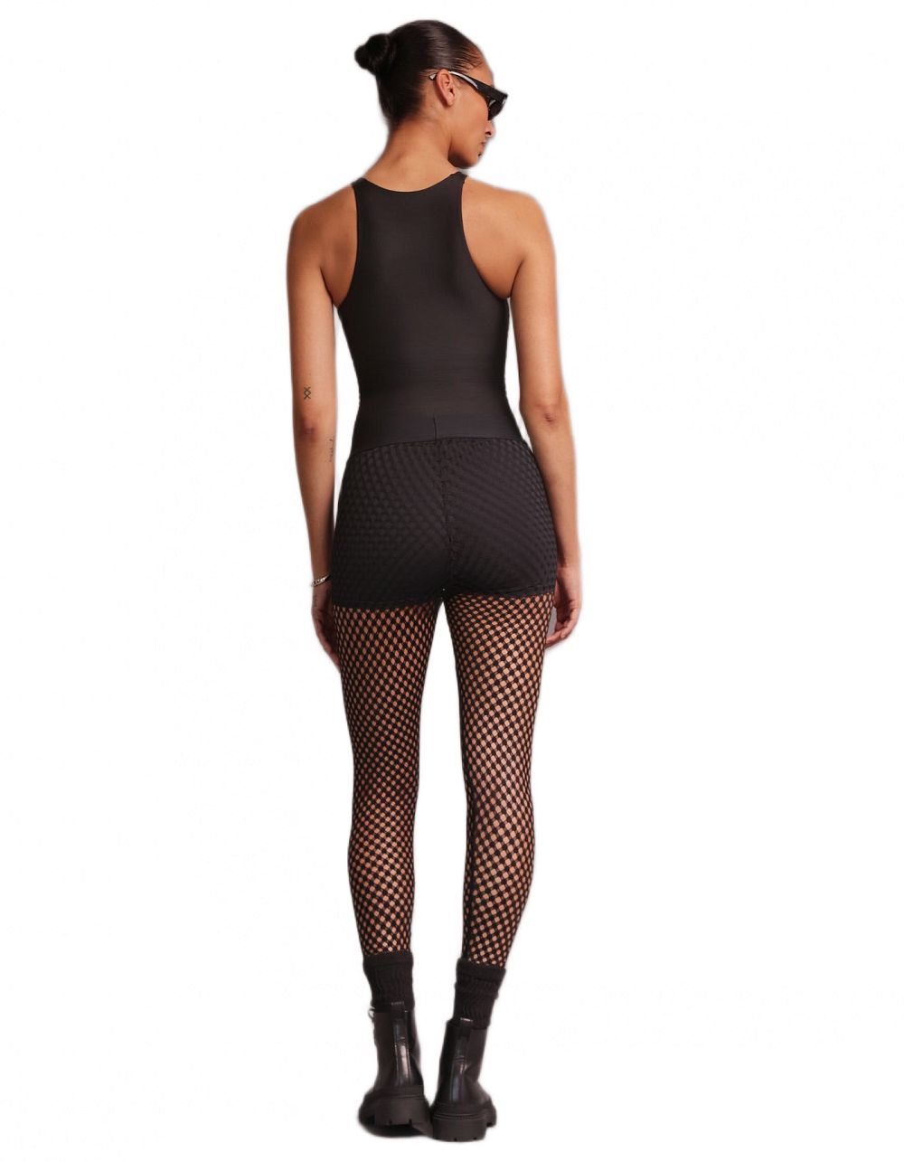 Леггинсы Heroine Sport Mesh Layered Legging - MixBikini