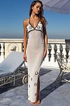 Платье Beach Bunny Cyrus Maxi Dress White - MixBikini