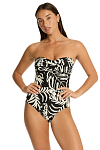 Купальник Sea Level Jungle Book Twist Bandeau One Piece - MixBikini