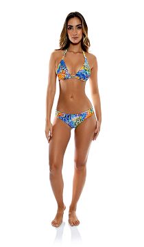 Лиф Luli Fama Isla Salvaje Triangle Halter Top