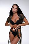 Туника пляжная Luli Fama Siren Dream Black gold - MixBikini