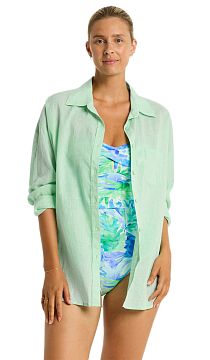 Рубашка Sea Level Breeze Linen Beach Shirt Sea