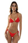 Плавки Luli Fama LULI CHIC Seamless Wavy Ruched Brazilian Tie Side - MixBikini