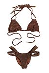 Купальник Beach Bunny Casey Brown Glitter - MixBikini