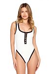 Купальник Beach Bunny Haven One Piece - White - MixBikini