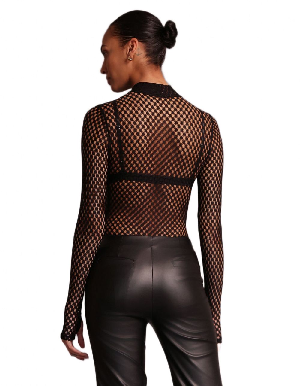 Боди Heroine Sport Mesh Bodysuit Black - MixBikini