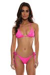 Лиф Luli Fama Luminous Seamless Triangle Top Metallic Pink - MixBikini