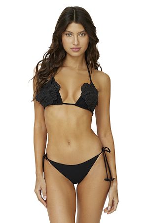 Купальник Pilyq Jet Fleur Tri Top & Tie Bottoms - MixBikini