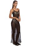 Платье Luli Fama Midnight Currents Strappy Long Dress - MixBikini