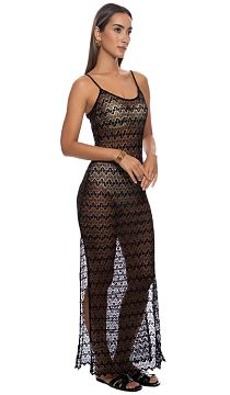 Платье Luli Fama Midnight Currents Strappy Long Dress