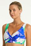 Лиф Sea Level Sublime Cross Front Multifit Bra Cobalt - MixBikini