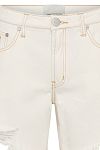 Шорты One Teaspoon Frankies High Waist Long Length Denim Shorts - MixBikini