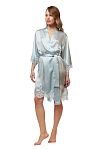 Халат – кимоно с кружевом Vivis Pearl - MixBikini