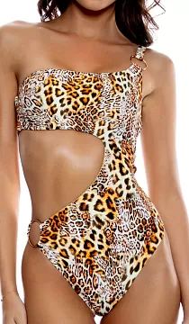 Купальник Luli Fama Mamacita One Shoulder Bodysuit