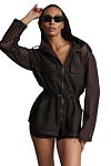 Куртка Mesh Cargo Heroine Sport Jacket Black - MixBikini
