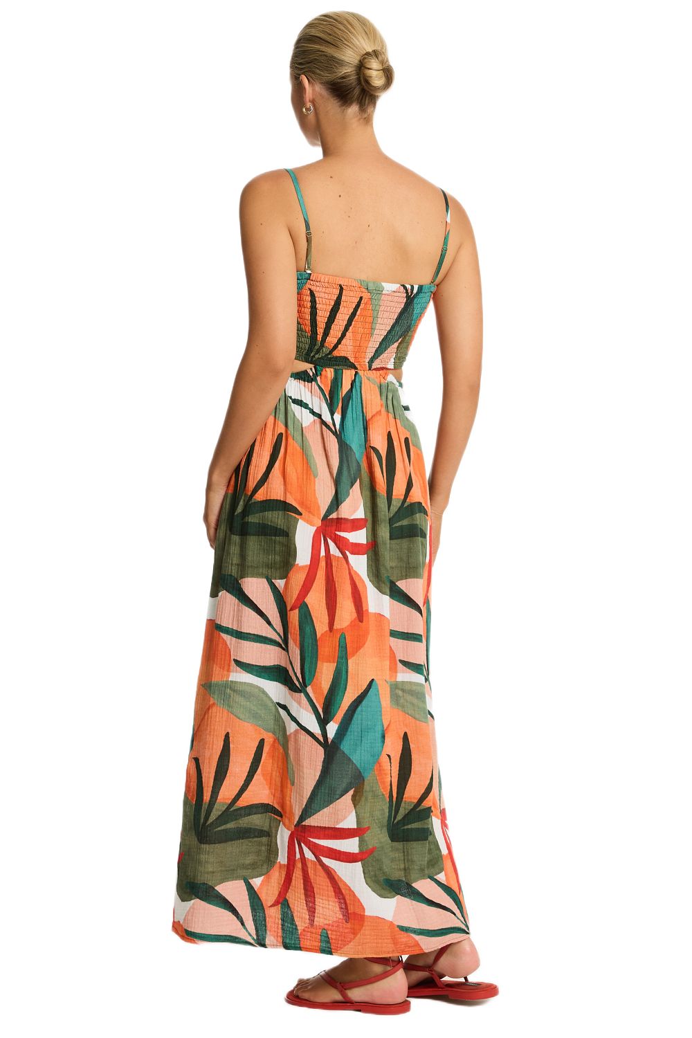 Платье Sea Level Tropaluxe Cutaway Bandeau Dress - MixBikini