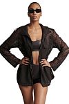 Куртка Mesh Cargo Heroine Sport Jacket Black - MixBikini