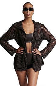 Куртка Mesh Cargo Heroine Sport Jacket Black
