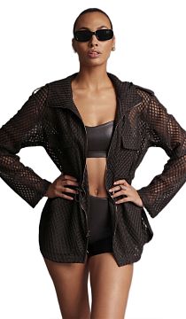 Куртка Mesh Cargo Heroine Sport Jacket Black