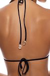 Купальник Luli Fama Braided Seamless Triangle Top & Wavey Tie Side Brazilian Bottom Black - MixBikini