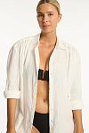 Рубашка Sea Level Resort Linen Cover Up - MixBikini