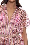 Туника пляжная Luli Fama Short Caftan Multi Pink Coral - MixBikini