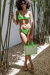 Сумка - тоут Carmen Sol Venezia Canvas Mini Neon Green - MixBikini