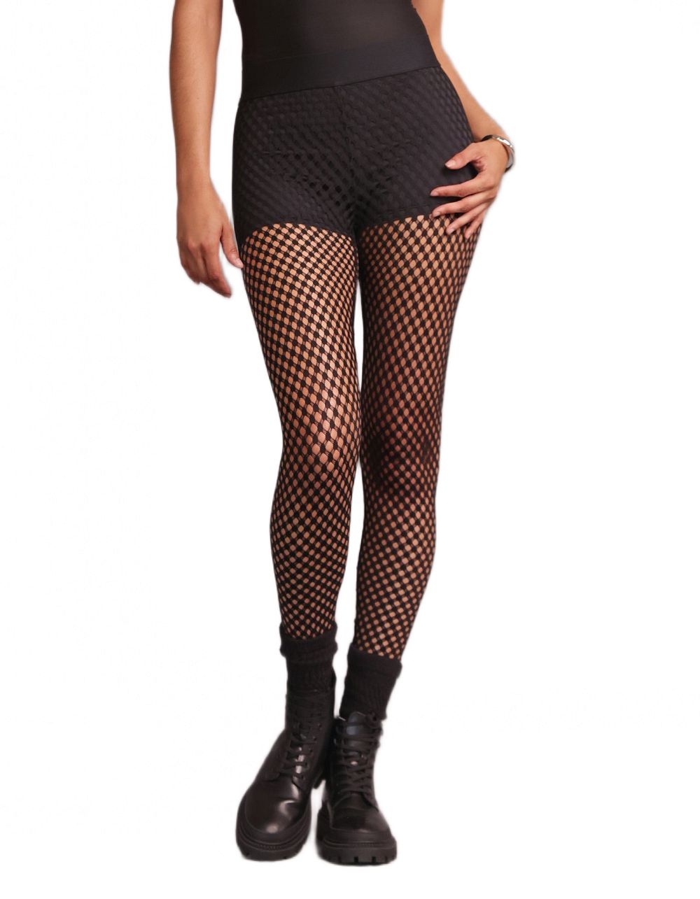 Леггинсы Heroine Sport Mesh Layered Legging - MixBikini