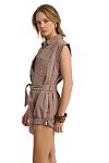 Комбинезон One Teaspoon Bandit Aviator Mini Denim Jumpsuit - MixBikini