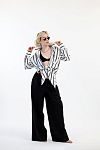 Рубашка Sea Level Corfu Stripe Shirt black - MixBikini
