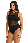 Купальник Sea Level Drift High Neck One Piece Black - MixBikini