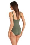 Купальник Sea Level Eco Essentials Twist Front One Piece Khaki - MixBikini