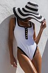Купальник Beach Bunny Haven One Piece - White - MixBikini