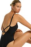 Купальник Sea Level Drift Panelled High Neck One Piece Black - MixBikini