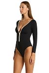 Купальник Sea Level Babylon Plunge One Piece - MixBikini