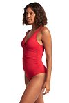 Купальник Sea Level Essentials Cross Front Multifit One Piece Red - MixBikini