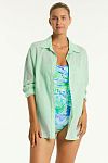 Рубашка Sea Level Breeze Linen Beach Shirt Sea - MixBikini