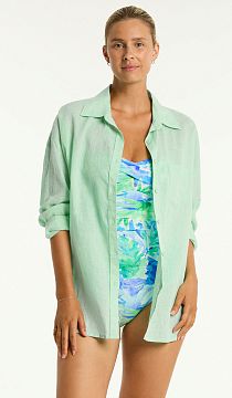 Рубашка Sea Level Breeze Linen Beach Shirt Sea