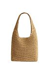 Сумка пляжная Sea Level Crochet Slouch Beach Bag Beige - MixBikini