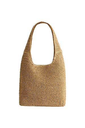 Сумка пляжная Sea Level Crochet Slouch Beach Bag Beige - MixBikini