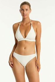Купальник Sea Level Caracus Tri Halter & Caracus Regular Cheeky Pant Coconut