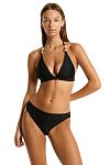 Купальник Sea Level Caracus Tri Halter & Caracus Regular Cheeky Pant Black - MixBikini
