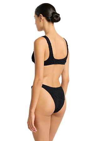 Купальник Bond-Eye Ring Scout Crop & Ring Scene Brief Black Tiger - MixBikini