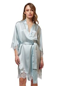 Халат – кимоно с кружевом Vivis Pearl
